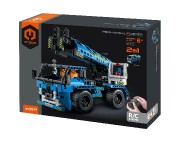 Stavebnice iM.MASTER nkladn auto RC 2v1plast 2,4GHz 401 dlk na baterie v krabici 35x27x7cm