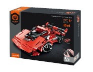 Stavebnice iM.MASTER auto RC 2v1plast 2,4GHz 351dlk na baterie v krabici 35x27x7cm
