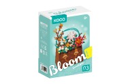 Stavebnica mini KOCO Kvetina v kabelke plast 267ks v krabike 11x15x6cm