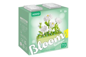 Stavebnica mini KOCO Jazmn plast 285ks v krabike 11x12x5cm