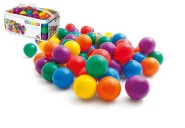 Loptička do hracích kútov 6,5 cm farebný 100ks v plastovej taške od 24 mesiacov