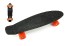 Skateboard - pennyboard 60cm nosnost 90kg, kovov osy, ern barva, oranov kola