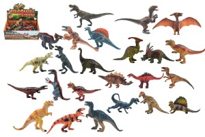 Dinosaurus plast 11-14cm mix druh 24ks v boxu