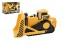 Stavebn stroj buldozer plast 20cm na setrvank na bat. se svtlem se zvukem v krabice 21x14x11cm