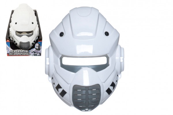 Maska vesmírný ochránce plast 22x17cm 12ks v boxu karneval