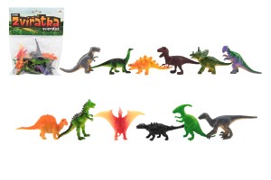 Zvieratk dinosaury mini plast 6-7cm 12ks v sku