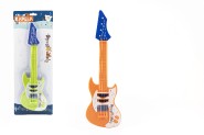 Gitara s trstka plast 42cm Zvieratk a ich kapela 2 farby na karte