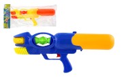 Vodná pištoľ plast 50cm 2 farby v sáčku
