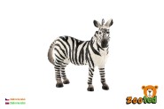 Zebra horsk zooted plast 11cm v sku