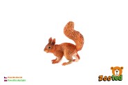 Veverička obyčajná zooted plast 9cm v sáčku