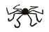 Pavouk velk ply 125x8cm v sku 22x24x7cm karneval