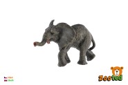 Slon africký slůně zooted plast 9cm v sáčku