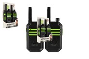 Vyslaky 2ks walkie-talkie 2,4 GHz dosah 300 metr plast na baterie v krabice 15x20x4cm