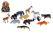 Zvtko safari ZOO plast 5-10cm mix druh v sku 36ks v boxu