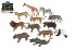 Zvtka safari ZOO plast 13-18cm mix druh 12ks v boxu