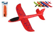 Lietadlo hdzac polystyrn 22cm 4 farby v sku