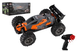 Auto RC Buggy rchlostn 2,4 GHz plast 25cm na batrie oranov v krabici 31x14x18cm