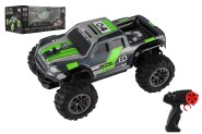 Auto RC pick up ternny plast 25cm 2,4 GHZ na batrie edo-zelen v krabici 32x14x18cm