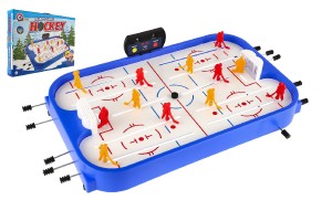 Hokej spoleensk hra plast/kov v krabici 54x38x7cm