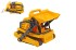 Buldozer s psy plast 30cm na voln chod v sce