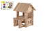 Stavebnica dreven dom 102 dielikov v krabici 28x18x7cm