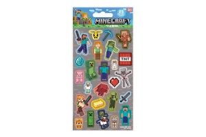 Samolepky Minecraft ediv 25ks ve flii