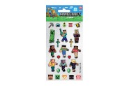 Samolepky Minecraft trblietav 25ks vo flii