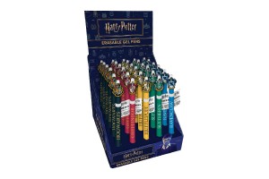 Ceruzka/pero gumovacia Harry Potter 15cm plast 6 druhov 30ks v boxe