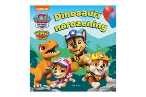Knka Tlapkov patrola - Dinosau narozeniny 17x17cm CZ text 24m+