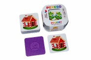 Pexeso Pohádky 64 karet společenská hra v plechové krabičce 6,5x6,5x4cm Hmaťák