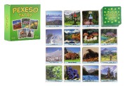 Pexeso Tatry papierové spoločenská hra 32 obrázkových dvojíc v papierovej krabičke 8x8cm