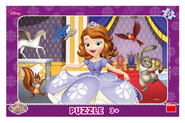 Puzzle deskové Princezna Sofia 29,5x19cm 15 dílků