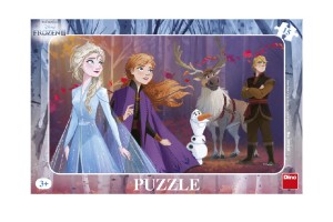 Puzzle doskov adov krovstvo II / Frozen II 29,5x19cm 15 dielikov