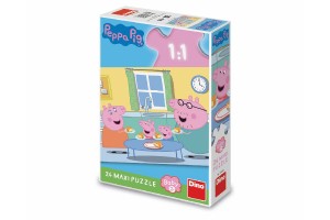 Puzzle Maxi Obd Prastko Peppa/Peppa Pig 66x47cm 24 dlk v krabici 20x30x6cm 24m+