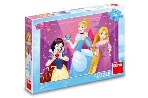 Puzzle Disney Odvne princezn 24 dielikov 26x18cm v krabici 27x19x4cm