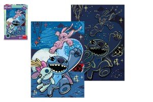 Puzzle XL Stitch svtc ve tm neon 33x47cm 100 dlk v krabici 20x29,5x6cm