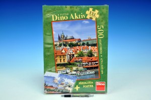 Puzzle Prask hrad XXL 47x66cm 500 dlk + Plakt v krabici 27x37x5,5cm