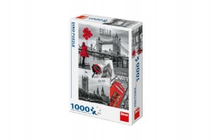 Puzzle Londn - kol 1000 dlk 47x66cm v krabici 23x32x7cm