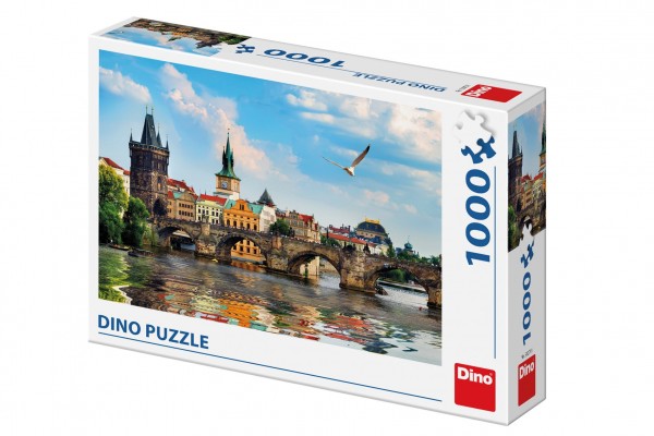Puzzle Karlův most 66x47cm 1000 dílků v krabici 32x23x7cm