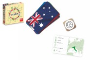 Poznaj vlajky cestovná spoločenská hra v krabičke 13x13x4cm