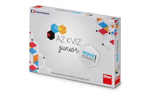 AZ Kvíz Junior Nové otázky společenská hra v krabici 33,5x23x4cm