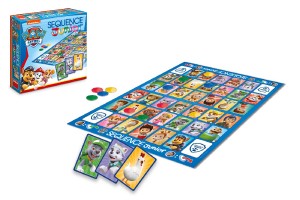 Sequence Junior Tlapkov patrola/Paw patrol spoleensk hra v krabici 27x27x5,5cm