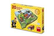 Kocky kubus Krtko a dopravn prostriedky drevo 20ks v krabike 27,5x19x4,5cm