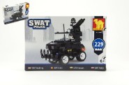 Stavebnica Dromader SWAT Polícia Auto 229ks plast v krabici 32x21,5x5cm