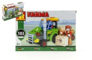 Stavebnice Dromader Farma 28401 103ks v krabici 22x15x4,5cm