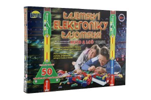 Tajemstv elektroniky - Auto, lo 50 experiment na baterie v krabici 46,5x33,5x4cm od 6 let