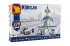 Stavebnice Dromader Policie Stanice+Auto 279ks v krabici 32x22x5cm