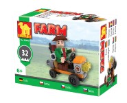 Stavebnica Dromader Traktor farma 92899 32ks v krabici 9x7x5cm