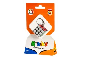 Rubikova kocka hlavolam 3x3x3 prvesok plast 3x3x3cm na karte