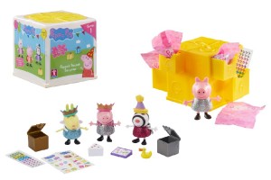 Prastko Peppa/Peppa Pig tajemn pekvapen plast figurka s doplky v plastov krabice 7,5x7,5x8cm